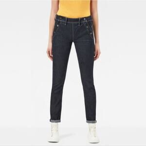 G-Star Raw Lynn Navy Mid Skinny SZ 28